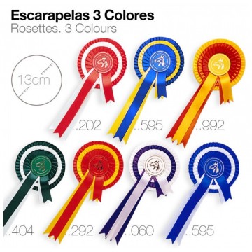 ESCARAPELAS 3 COLORES