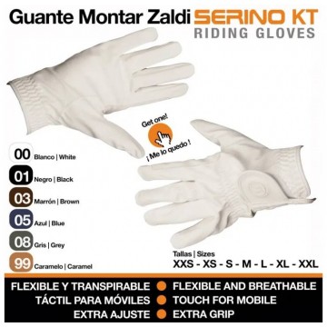 GUANTE MONTAR ZALDI SERINO KT